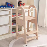 Baby Learning Tower Fall Prevention Montessori Learning Tower Baby Bench Staircase Children's Table