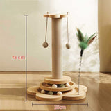 Cat scratch board is wear-resistant and does not shed debris. Cat scratch column is vertical, sisal, and durable. Cat toy is self elevating and can relieve stress. Cat climbing frame is integrated