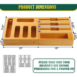 Bamboo and wood storage box, cling film sorting box, self sealing bag, plastic bag storage box, cling film cutter box