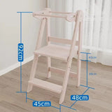 Baby Learning Tower Fall Prevention Montessori Learning Tower Baby Bench Staircase Children's Table