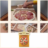 Wooden Pizza Plate Household Pizza Sliding Shovel Dessert Shop Anti scalding Cake Transport Baking Utensils Pizza Storage Board